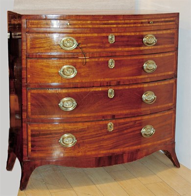 Lot 311 - George III Mahogany Bachelor's Chest of...
