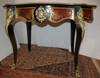 Lot 4186 - Napoleon III Gilt-Metal Mounted Brass Inlaid...