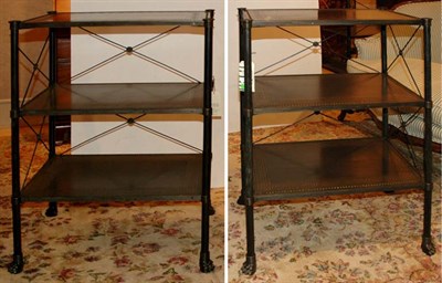 Lot 3380A - Pair of Neoclassical Style Patinated-Metal...