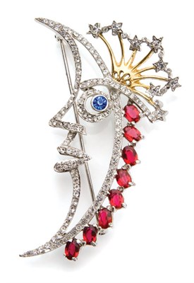 Lot 2 - Man in the Moon Pin