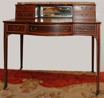 Lot 465 - George III Style Inlaid Mahogany Lady's...