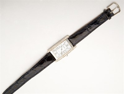 Lot 2771 - White Gold and Diamond Wristwatch