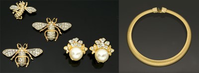 Lot 156 - Three Kenneth Jay Lane Bumblebee Pins
