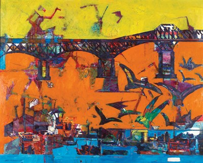 Lot 1069 - Jack Perlmutter American, 1920-2006 A View of...