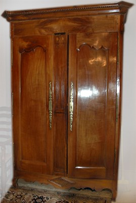 Lot 527 - French Provincial Fruitwood Armoire Height 7...