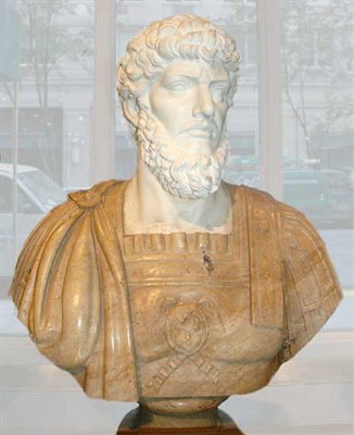 Lot 644 - Marble Bust of a Classical Figure Height 36...