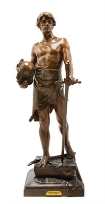 Lot 4577 - Bronze Figure of a Victorious Warrior En...