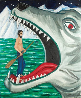 Lot 73 - Richard Bosman American, b. 1944 The Norseman,...