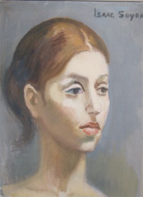 Lot 92 - Isaac Soyer American, 1902-1981 Portrait of a...
