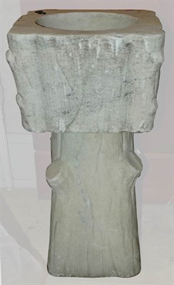 Lot 1458 - Limestone Birdbath Height 25 3/4 inches, width...