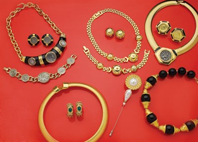 Lot 133 - Group of Kenneth Jay Lane Ancient Coin and Other Jewelry