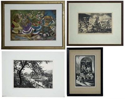 Lot 120 - Jean Charlot MEXICAN CHILDREN PLAYING Color...