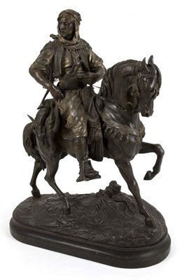 Lot 4206 - Bronze Patinated Spelter Figure of an Arab...