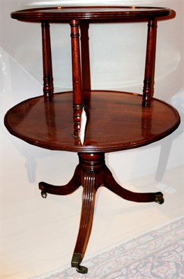 Lot 3192 - Regency Style Mahogany Two-Tier Dumbwaiter...