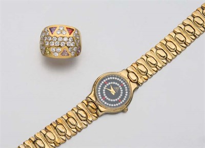 Lot 2029 - Metal Ring and Watch