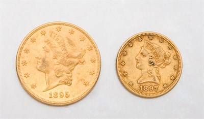 Lot 2083 - U.S. Twenty Dollar Gold Coin and U.S. Ten Dollar Gold Coin