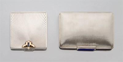 Lot 2767 - Two Sterling Silver Compacts