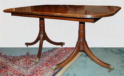 Lot 433 - Georgian Style Mahogany and Satinwood Banded...