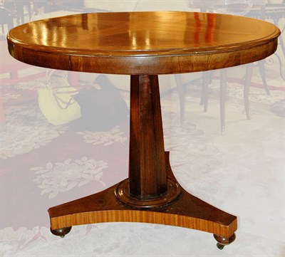 Lot 1516 - Neoclassical Style Mahogany and Satinwood Tilt-...