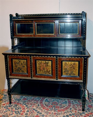 Lot 4536 - English Aesthetic Movement Painted and...