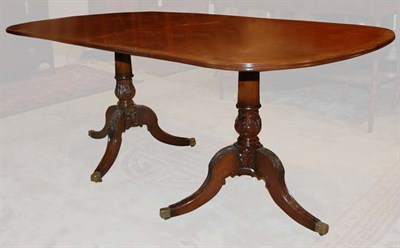 Lot 514 - George III Style Mahogany Double-Pedestal...