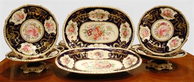 Lot 506 - Royal Crown Derby Porcelain Dessert Service...