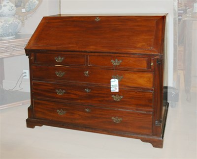Lot 196 - George III Style Mahogany Slant Front Desk...