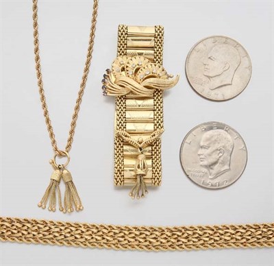 Lot 2034 - Assorted Group of Gold and Metal Jewelry and U.S. Coins