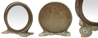 Lot 4389 - Tiffany Studios Bronze and Favrile Glass...