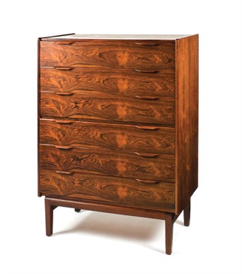 Lot 1169 - 20TH CENTURY DESIGN Chest of Drawers Rosewood...