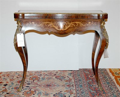 Lot 4537 - Napoleon III Gilt-Metal Mounted Marquetry...