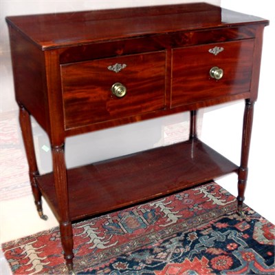 Lot 2309 - Federal Mahogany Side Table Mid 19th century...