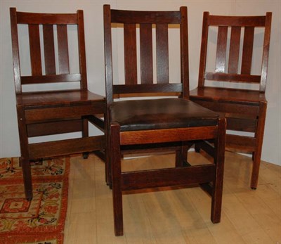 Lot 4515 - Group of Three L.&J.G. Stickley Oak Side...