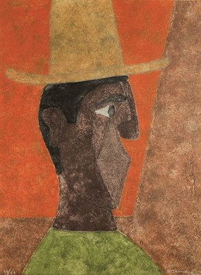 Lot 3426 - Rufino Tamayo CABEZA CON SOMBRERO (P. 275)...