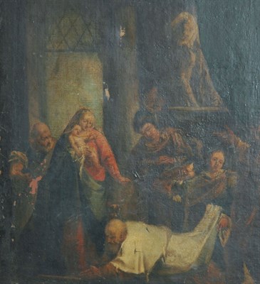 Lot 54 - Venetian School 18th Century The Adoration of...