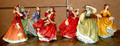 Lot 536 - Group of Royal Doulton Bone China Figures of...
