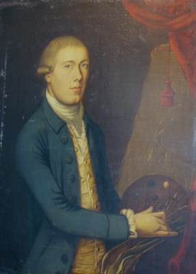 Lot 2002 - American School 18th Century Portrait of an...