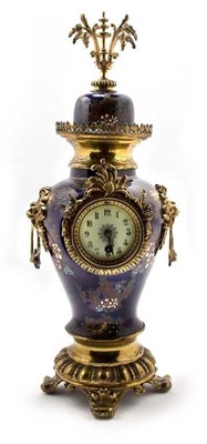 Lot 4208 - Sevres Style Gilt-Metal Mounted Porcelain...