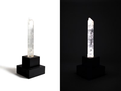 Lot 1191 - QUARTZ CRYSTAL SPECIMEN Of columnar form, on...