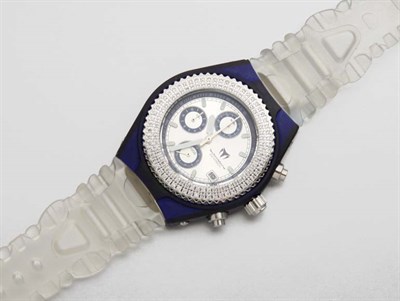 Lot 2839 - Diamond Technomarine Wristwatch