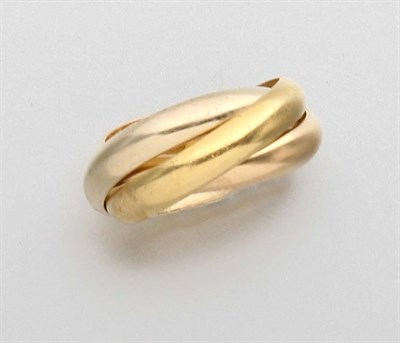 Lot 2306 - Gold Rolling Ring