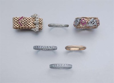 Lot 2256 - Group of Six Rings