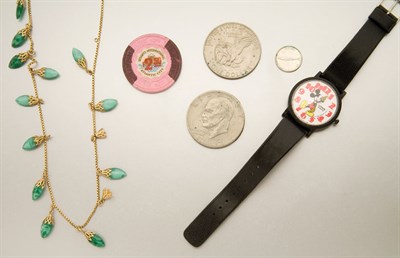 Lot 2005 - Assorted Group of U.S. Coins, Wristwatches and Costume Jewelry