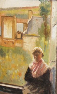 Lot 41 - Eugene Feyen French, 1826-1895 Woman at a...