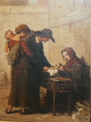 Lot 1040 - Eugene Feyen French, 1826-1895 The Exchange...