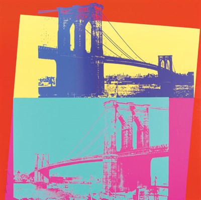 Lot 3450 - Andy Warhol BROOKLYN BRIDGE (F./S. 290) Color...