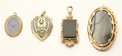 Lot 2868 - Assorted Group of Watch Fobs, Pendants and Lockets