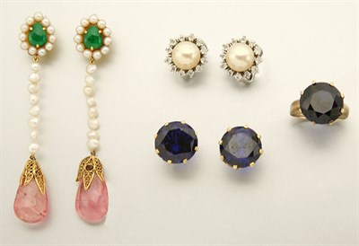 Lot 2871 - Seven Pairs of Earrings