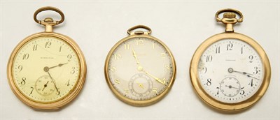 Lot 2814 - Six Assorted Open Face Watches