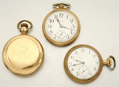 Lot 2813 - Three Pocket Watches and Two Movements